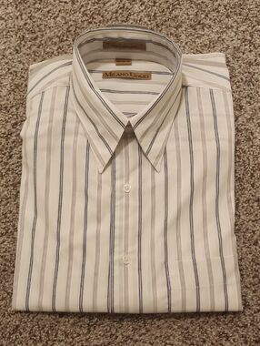 Milano Uomo- Button Up Dress Shirt - 15.5-32/33